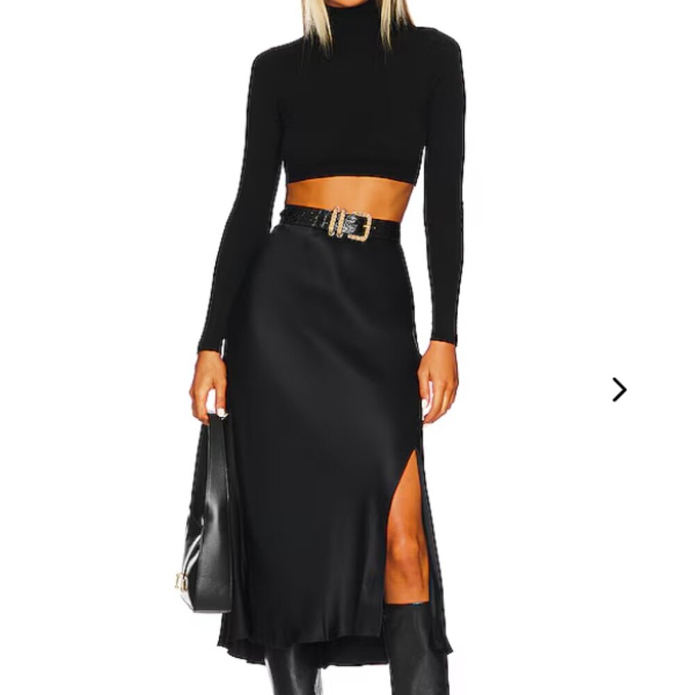 Maya Midi Slip Skirt